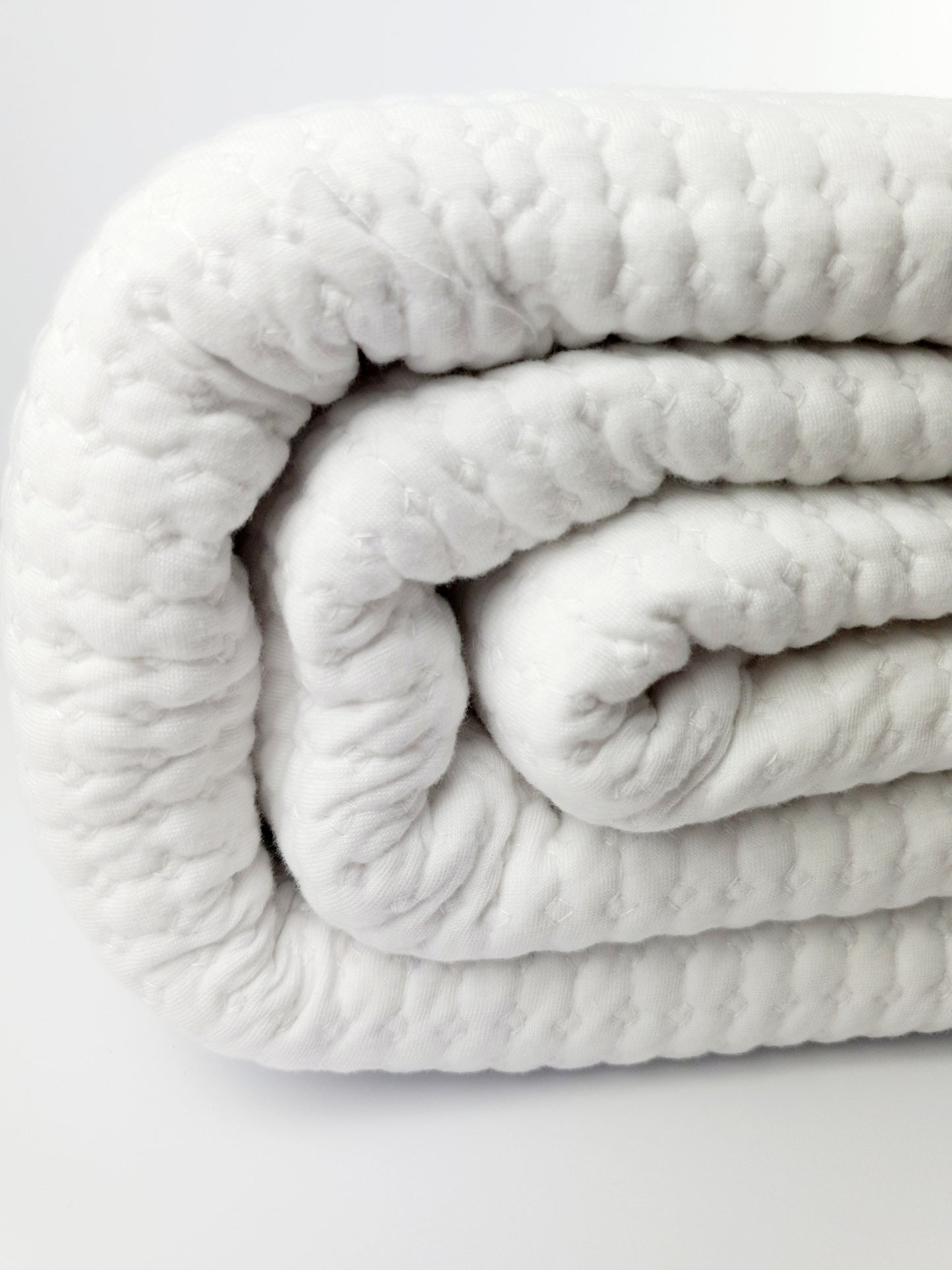 Leah White Blanket