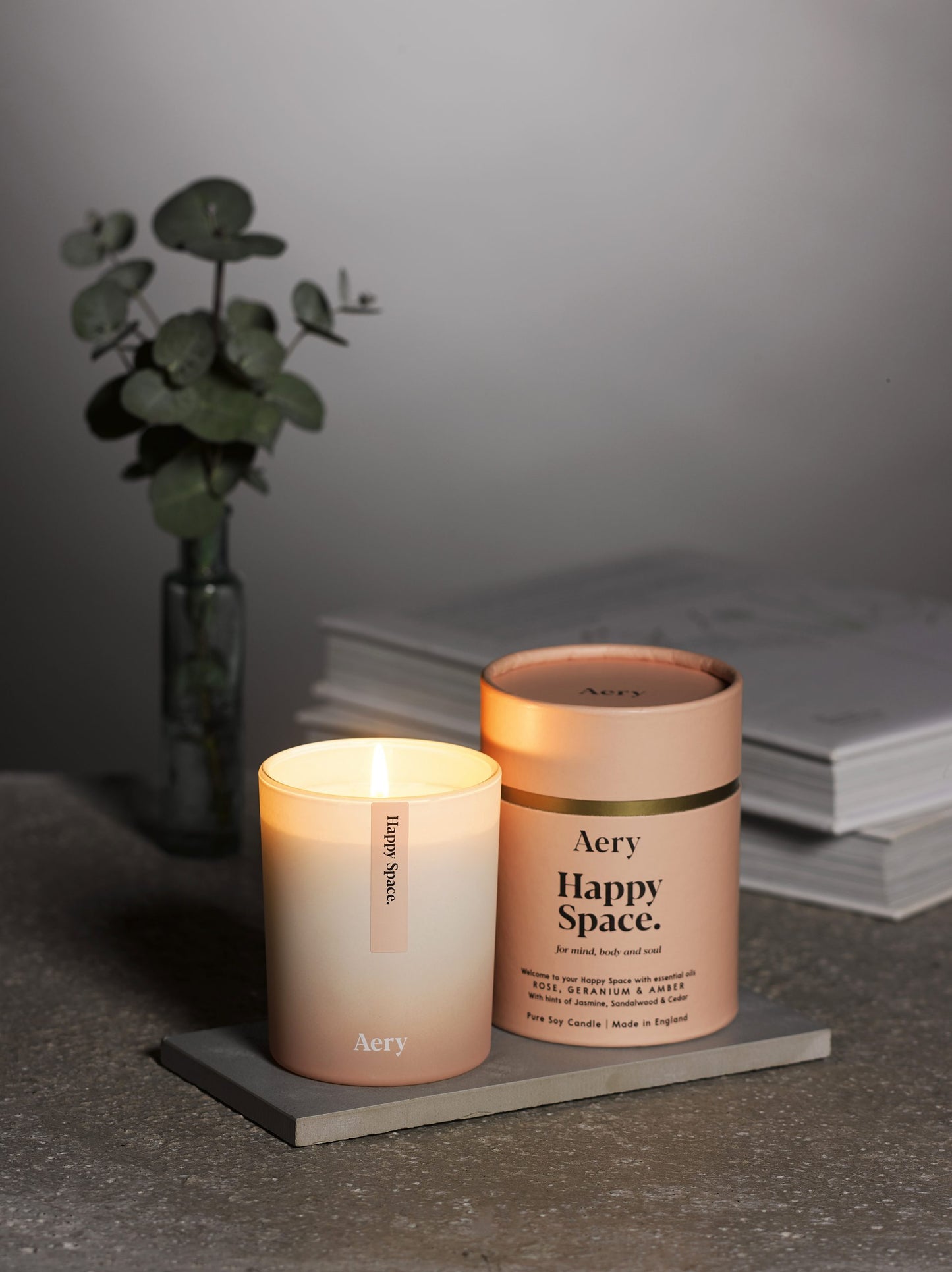 Aery Happy Space Aromatherapy Candle