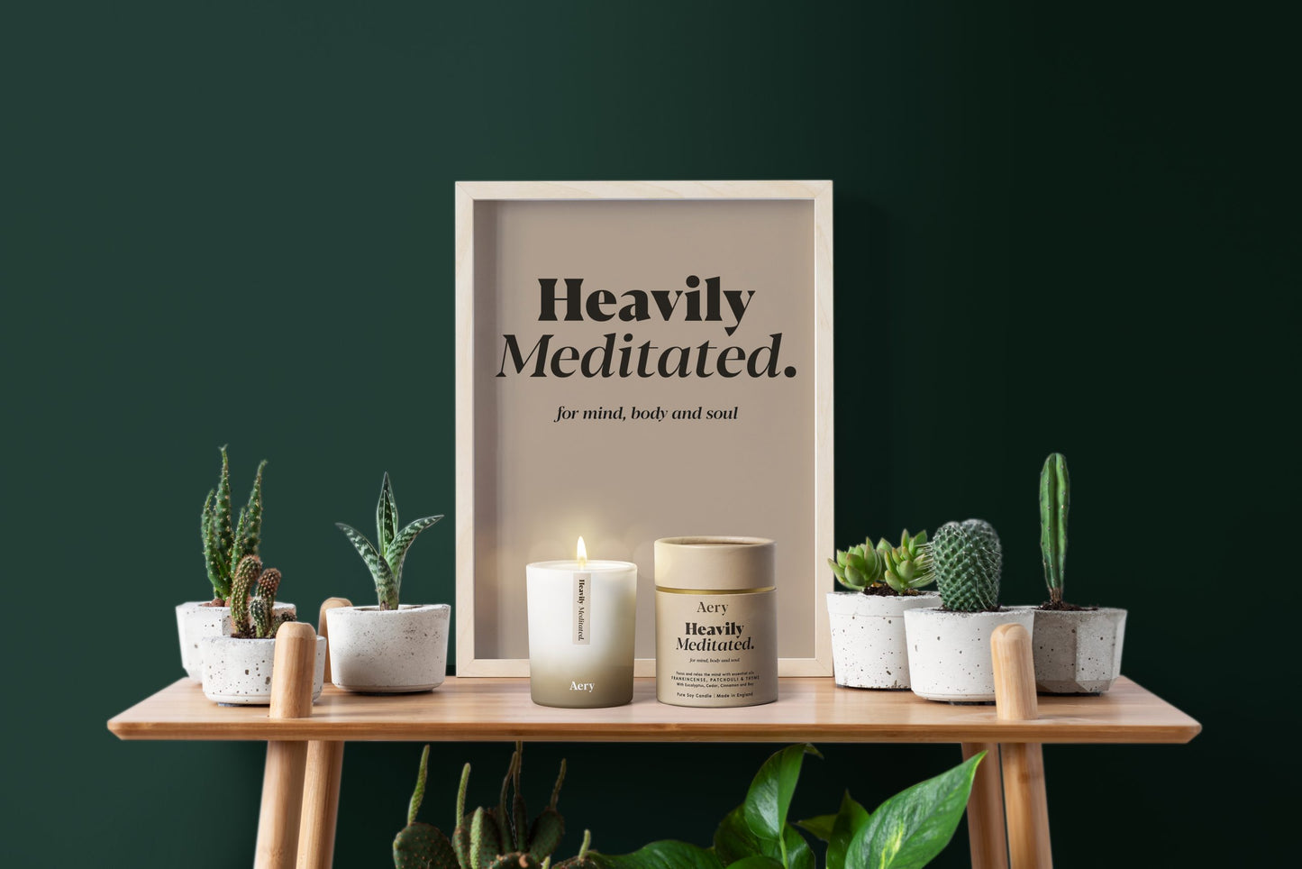 Aery Heavily Meditated Aromatherapy Candle