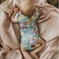 Bamboo Ruffled Cap sleeved Body Suit