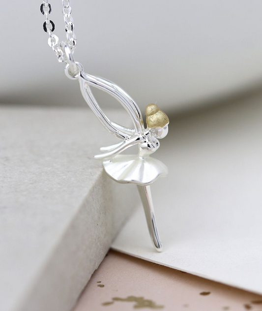 Fairy Necklace Silver plated