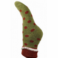 Joya Cuff socks Sage with Rust Spots