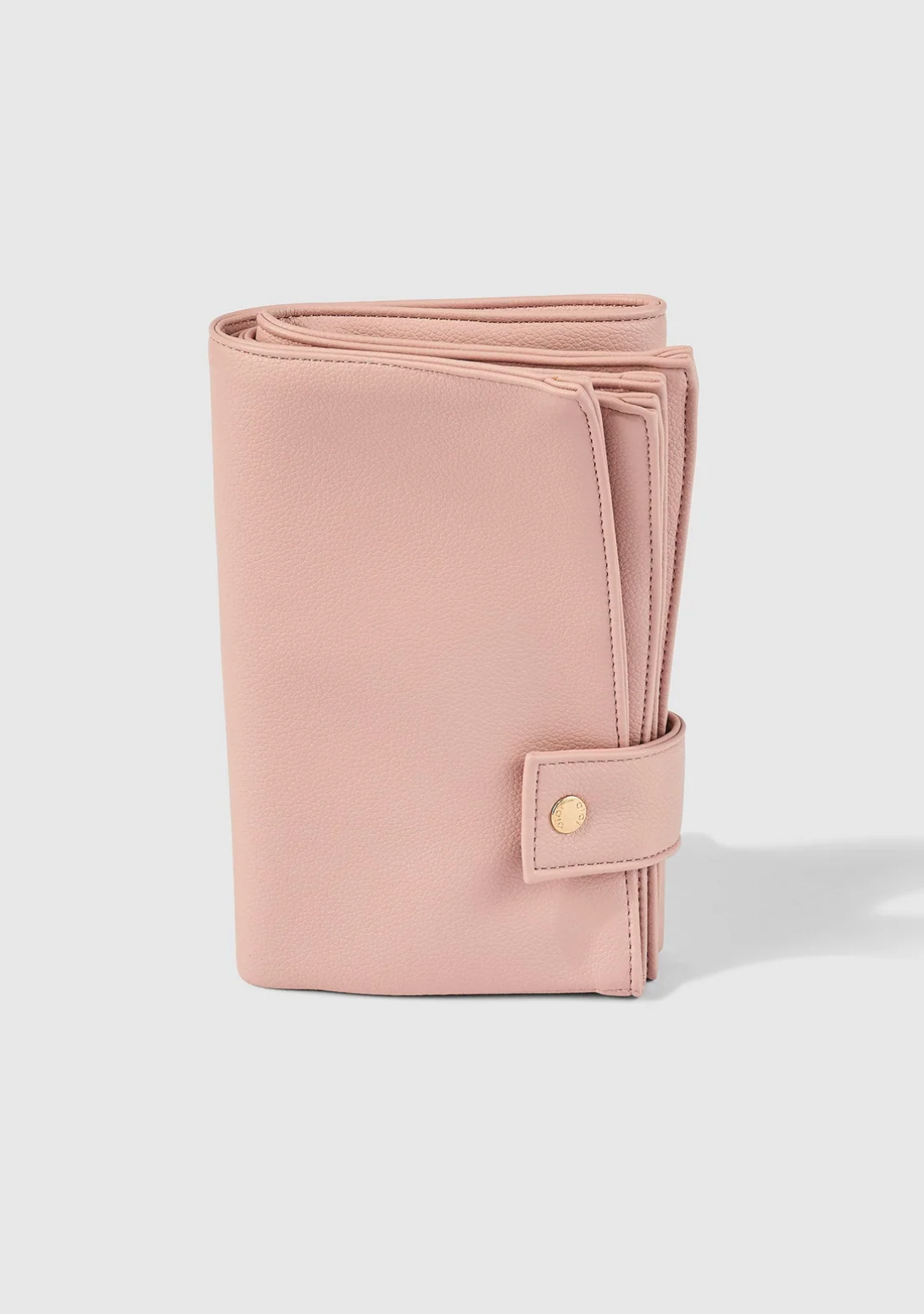 Faux Leather Changing Pouch Pink