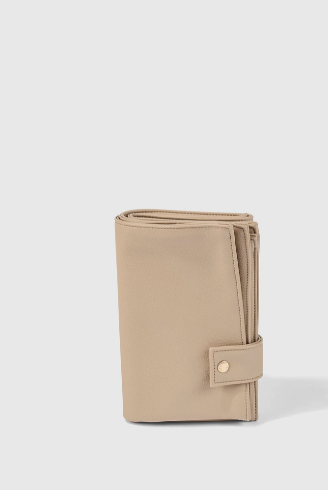 Faux Leather changing Pouch Oat
