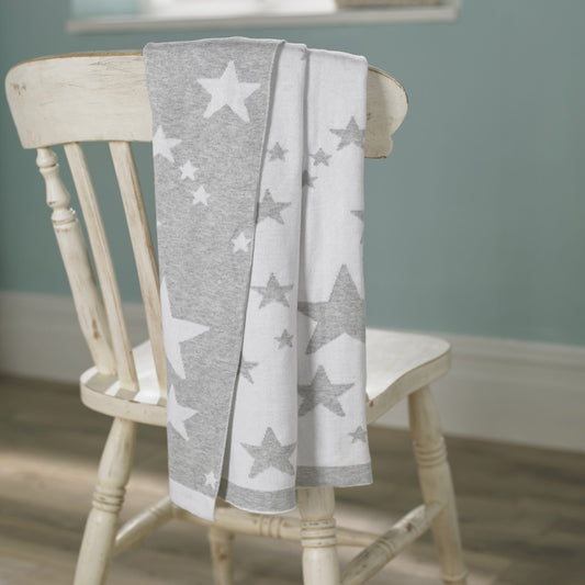 Super Soft Reversible Baby Blanket-Star