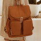 Nylon Changing Backpack-OCHRE