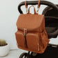 Nylon Changing Backpack-OCHRE