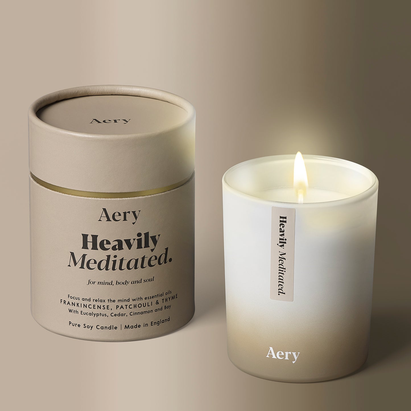 Aery Heavily Meditated Aromatherapy Candle